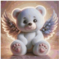 40x40 55Farben Teddybear with Wings