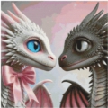 60x60 70Farben Dragon Girl & Dragon Boy