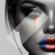 Diamond Painting Bild „Colorful Tear“