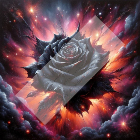 Diamond Painting Bild „Dark Rose“