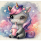 Diamond Painting Bild „Rainbow Star Pony“