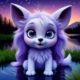 Diamond Painting Bild „Baby Foxy“