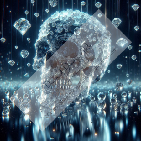 Diamond Painting Bild „Diamond Skull“