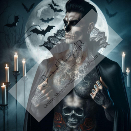 Diamond Painting Bild „Ink Vampire Men“