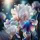 Diamond Painting Bild „Iris Flower magic in Blue Purple“