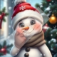 Diamond Painting Bild Warm Hearted Snowman