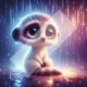 Diamond Painting Bild „Sad Meerkat“