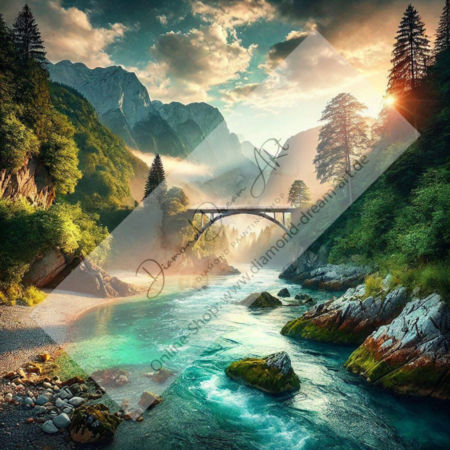 Diamond Painting Bild “The Magic of the River”