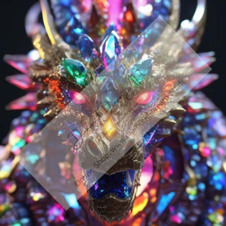 Diamond Painting Bild „Crystal Dragon“