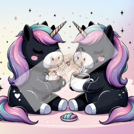 „Coffee Gossip among Unicorns“