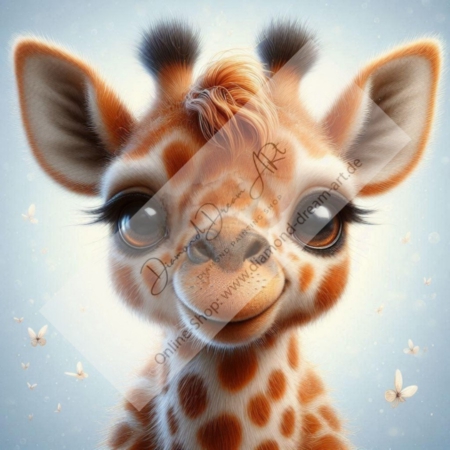 Diamond Painting Bild „Little Giraffe“