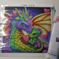 Diamond Painting Bild „Dragon Family“ AB