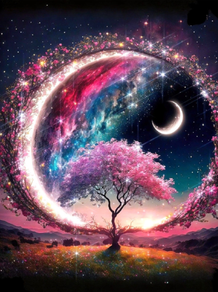 Diamond Painting Bild „Tree of dreams“ AB