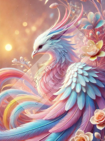 Diamond Painting Bild „Pastel Phoenix“