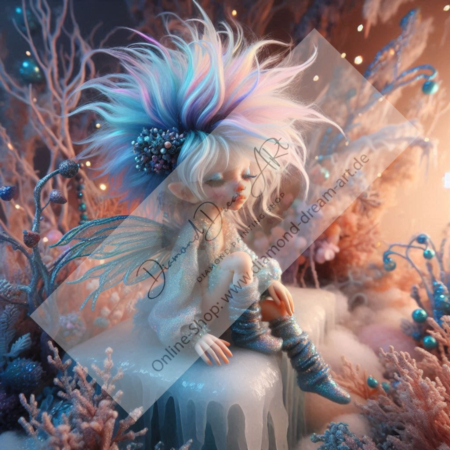 Diamond Painting Bild „Winter Glitter Pixie Dreams“