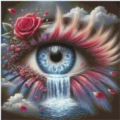 „Feather Eye Rose“ Pixel